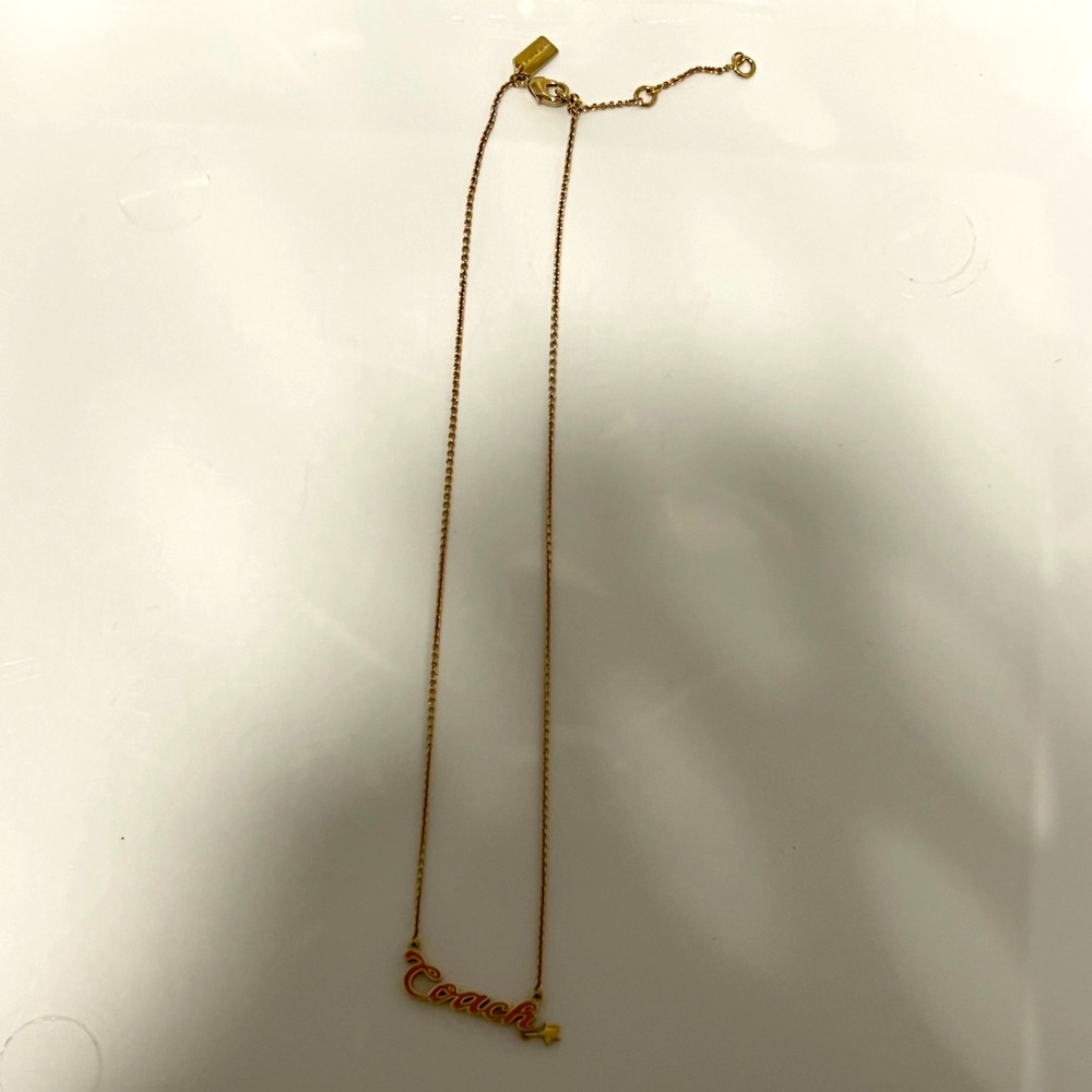 coach necklace